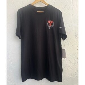 New NIKE Dri-FIT "Kobe Bryant Stockings 2 Tee" Men's M Black Mamba Snake T-shirt